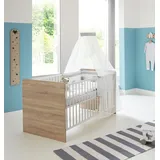 BMG Möbel Babybett »Kinderbett »Maxim« 70 x 140 cm«, mit Schlupfsprossen