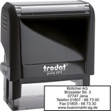 Trodat Printy 4913 4.0, 58 x22 mm Gehäuse Schwarz