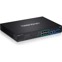 TRENDNET TPE Desktop Gigabit NVR Switch, 8x RJ-45, 2x