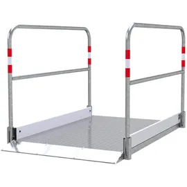 Schake Grabenbrücke aus Aluminium 1 m x 1,80 m