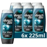 Duschdas Duschgel For Men Duschbad mit Fresh-Energy-Duftformel sorgt für eine erfrischende Dusche 6 x 225 ml