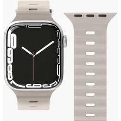 Vonmählen Wave Band, Band, Smartwatch, Cremefarben, Apple, Apple Watch 42 mm | 4