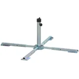 Siena Garden Schirmständer J01225 Metall 49,5 x 39 x 39,5 cm Silberfarben