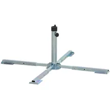 Siena Garden Schirmständer J01225 Metall 49,5 x 39 x 39,5 cm Silberfarben