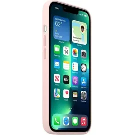 Apple iPhone 13 mini Silikon Case mit MagSafe kalkrosa