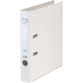 Elba Ordner A4, rado brillant, schmal, veredeltes Papier, weiß, 20 Stück