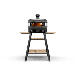 Gozney Dome Dual Fuel Black Gas- und  Holz-Pizzaofen inkl. Gestell | Stand