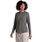 Craghoppers Nosilife Akona Langarm-t-shirt - Charcoal Stripe - 38