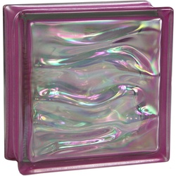 Fuchs Design Glasbaustein, BxH: 190 x 190 mm - lila