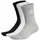 adidas Cushioned Crew Socken 3er Pack Medium Grey Heather / White / Black 40-42