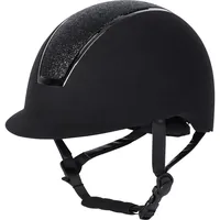 Harry's Horse Reithelm Regal Velvet Sparkle 55-57 cm Schwarz