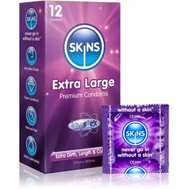 SKINS Condoms Skins Extra Large Premium Condoms Kondome 12 St.