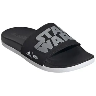 Adidas Star Wars Kids Comfort Adilette Obermaterial aus Synthetik, Schwarz 35