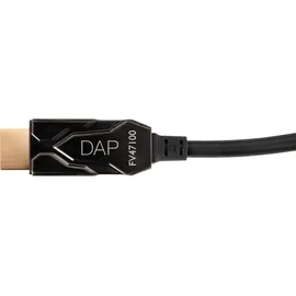 DAP AUDIO HDMI-Kabel 2.1 AOC 8K 100 m Schwarz