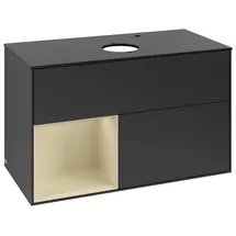 Villeroy & Boch Finion G89, 1000x603x501mm, Black Matt/Lacquer/Silk Grey Matt