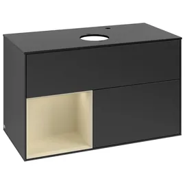 Villeroy & Boch Finion G89, 1000x603x501mm, Black Matt/Lacquer/Silk Grey Matt