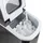 ms-point Eiswürfelmaschine Eiswürfelbereiter Eiswürfel Ice Maker Eis Maschine Icemaker Dunkelgrau