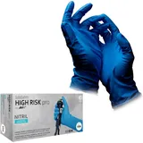 AMPri Einweghandschuhe Nitril, HIGH RISK PRO, puderfrei, Gr. 2XL