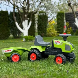 Falk Traktorrutscher mit Anhänger Grün (1012B)