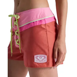 Roxy Boardshorts "The Cheeky Baby 2", Damen, Gr. L, US-Größen, ginger spice, Obermaterial: 72% Microfaser, 18% Microfaser, 10% Walkfrottier., Hosen