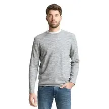 Tom Tailor Strickpullover Space dye Grau M