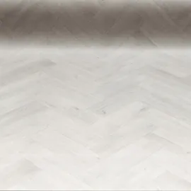 Primaflor PVC Boden TURIN - Fischgrät Weiß 009S - 2,00m x 4,50m