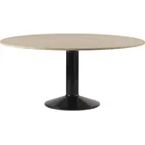 Muuto Midst oiled oak/black Ø 160 cm