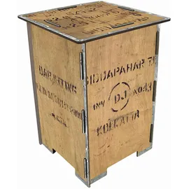 Werkhaus Photohocker Teekiste 30 x 42 x 30 cm Braun