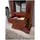 Massivmoebel24 Vitrine Akazie 65 x 44 x 191 cm Braun