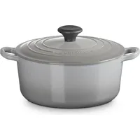 Le Creuset Signature Bräter 24 cm rund perlgrau