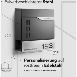 newhabitat Oslo Anthrazit inkl. Zeitungsfach