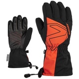 Ziener LAVAL AS(R) AW glove, black.burnt orange, 7