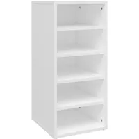 VidaXL Schuhschrank Weiß 31,5x35x70 cm Holzwerkstoff