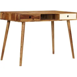 vidaXL Schreibtisch 110 x 55 x 76 cm massivholz