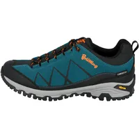 Brütting Kansas Damen Outdoor- & Trekkingschuh, Petrol/ Schwarz/ Orange,