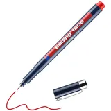 edding 1800 Fineliner rot 0,5 mm, 1 St.