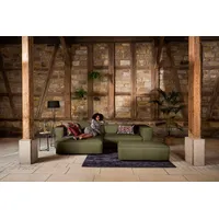W.SCHILLIG Ecksofa around-the-block, modern und elegant, bequem, L-Form, mit eleganter Biese, mit Federkern grün