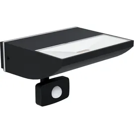 EGLO Außenleuchte Aluminium/Kunststoff 1er Set IP44 mit Bewegungsmelder schwarz/weiß
