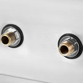 Royal Catering Edelstahl Waschbecken - inkl. Armatur