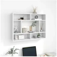 vidaXL Wandregal 75 x 16 x 55 cm Weiß