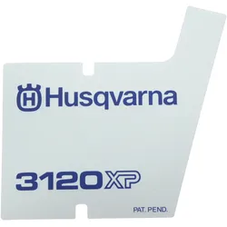 Aufkleber für Husqvarna Kettensäge 3120, 3120 XP