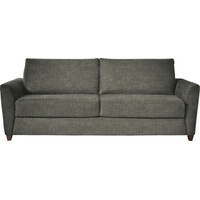 Bali Schlafsofa Dallas, Dauerschlaffunktion, mit Lattenrost und Matratze beige|silberfarben 215 cm x 93 cm x 103 cm