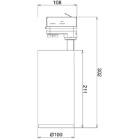 Deko-Light 3-Phasen-Spot Lucea Tilt, 30W 3000/4000K weiß