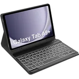 Occtingkind Tastatur für Samsung Galaxy Tab A9 Plus 11 Zoll, Schutzhülle mit Tastatur Galaxy Tab A9 Plus, Italienisch, Bluetooth, Hintergrundbeleuchtung, abnehmbar, Tastatur für Samsung A9+ Tab 2023