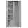 Gürkan Putzmittelschrank 104527 lichtgrau 80,0 x 50,0 x 180,0 cm, aufgebaut