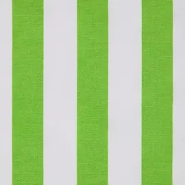 Homescapes Baumwollstoff Meterware gestreift grün/weiß 150 cm
