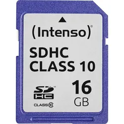 Intenso Class 10 - Flash-Speicherkarte - 16 GB - Class 10 - SDHC