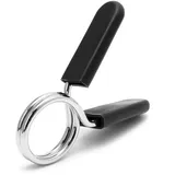 Schnellverschluss für Hanteln [2er Set] | Hantelverschluss 50 mm | Federverschlüsse | Hantelklemme für Langhantel und Kurzhantel | Feststeller Hantelscheiben | Hantelverschlüsse für Scheibenwechsel