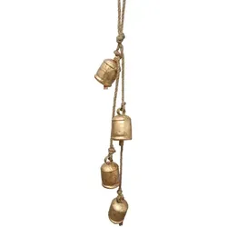 Signes Grimalt  Kniestrümpfe Mobile 4 Kuhglocken  in Gold, Einheitsgrösse