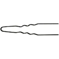 Comair Haarnadeln dick 50 Stück, Schwarz, 45x1,20mm
